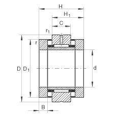 Bearing ZARN90180-TV INA