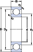 Bearing 61903 SKF