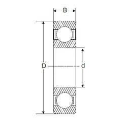 Bearing 61840M SIGMA