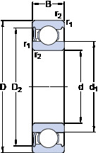 Bearing 635-RS1 SKF