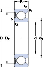 Bearing 635-RZ SKF