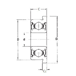 Bearing FR6ZZ FBJ