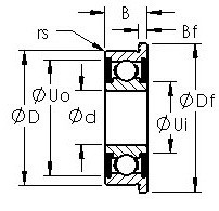 Bearing FR8-2RS AST