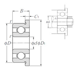 Bearing FLR156 NTN