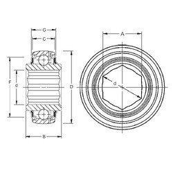 Bearing G207KPPB2 Timken