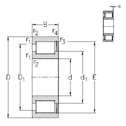 Bearing NCF28/950-V NKE