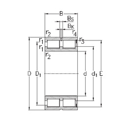 Bearing NNCF4960-V NKE