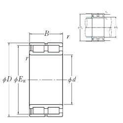 Bearing NNCF4932V NSK