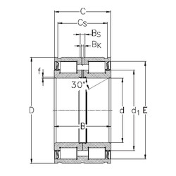 Bearing NNF5013-2LS-V NKE