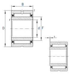 Bearing NKI90/36-XL INA