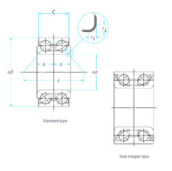 Bearing ZA-42BWD22ACA12-01 E NSK