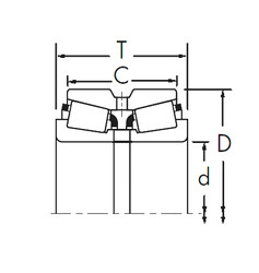 Bearing 861/854DC+X3S-861 Timken