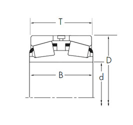 Bearing 868D/854 Timken