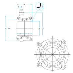 Bearing ZA-54KWH01M-Y-2CA-01 NSK