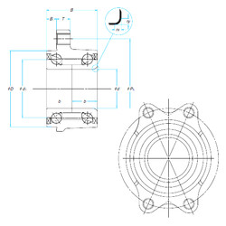 Bearing ZA-43BWK03D-Y-2CA-01 NSK