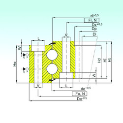 Bearing ZB2.22.0763.400-1RPPN ISB