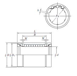 Bearing SESDM40 AJ KOYO