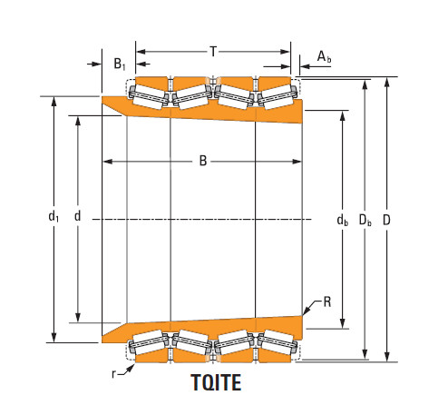 Bearing lm286230T lm286210 single cup