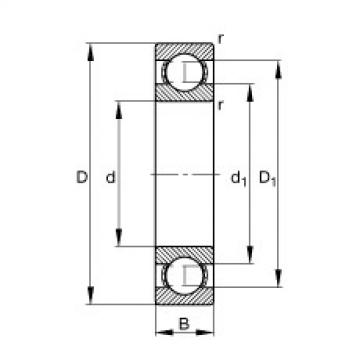 Bearing 61840 FAG