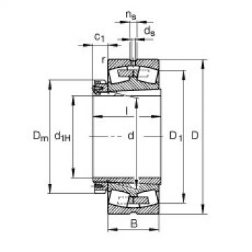 Bearing 239/560-B-K-MB + H39/560-HG FAG