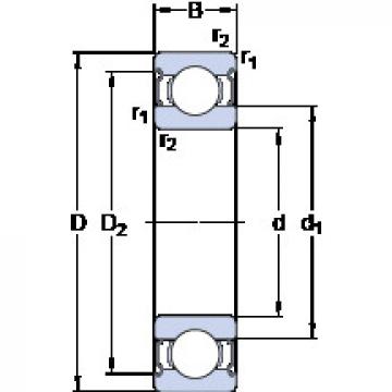 Bearing 619/6-2Z SKF