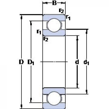 Bearing 61834 SKF