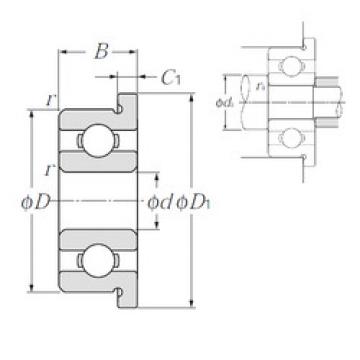 Bearing FLBC3-8 NTN