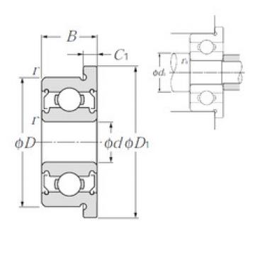 Bearing FL696ZZ NTN