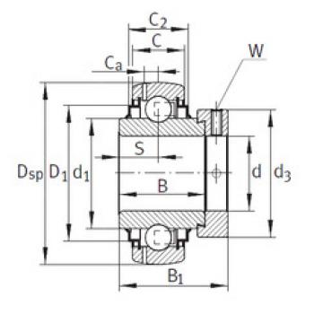 Bearing GE65-214-KRR-B-FA164 INA