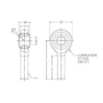 Bearing PBR12EFN NMB