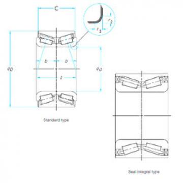 Bearing TU0808-1/L260 NTN