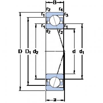 Bearing 71805 CD/P4 SKF