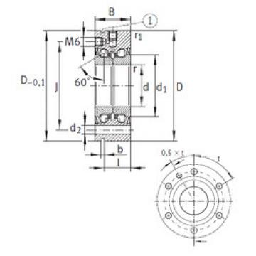 Bearing ZKLF40100-2Z INA