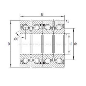 Bearing ZKLN4075-2RS-2AP INA