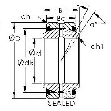 Bearing GEZ165ES-2RS AST