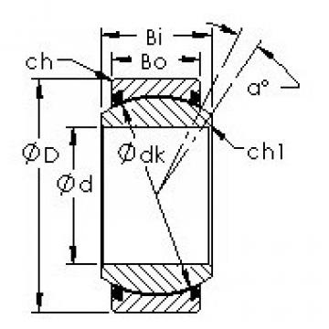 Bearing GEZ34ET-2RS AST