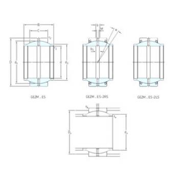 Bearing GEZM100ES SKF