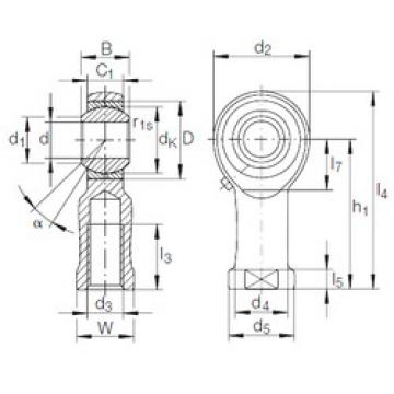 Bearing GIKFL 14 PB INA