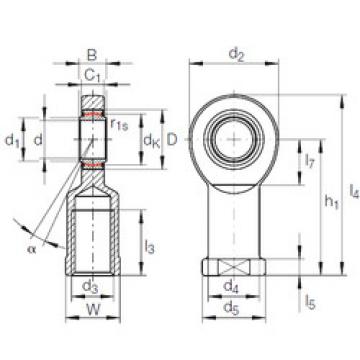 Bearing GIR 60 UK-2RS INA