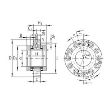 Bearing ZARF65155-TV INA