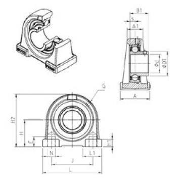 Bearing USPA209 SNR