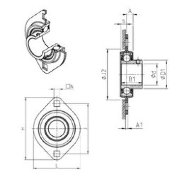 Bearing USPFL204 SNR