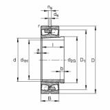 Bearing 239/600-B-K-MB + AH39/600-H FAG