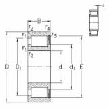 Bearing NCF1868-V NKE