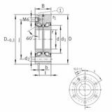 Bearing ZKLF40100-2RS-PE INA