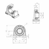 Bearing USPAE205 SNR