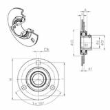 Bearing USPF202 SNR