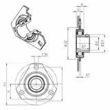 Bearing USPFT204 SNR