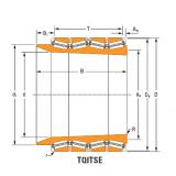 Bearing lm285546Td lm285510d double cup